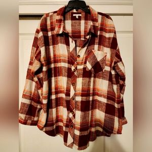 Maurices plaid flannel
